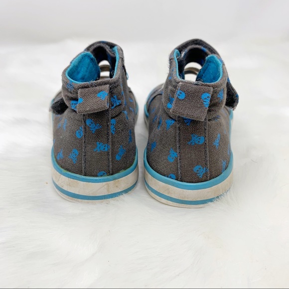 CHEROKEE canvas high tops Skull & crossbones - Picture 4 of 10